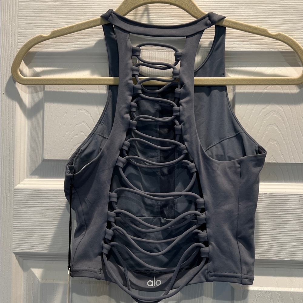 ALO Yoga Charcoal Tank Top - Picture 8 of 10